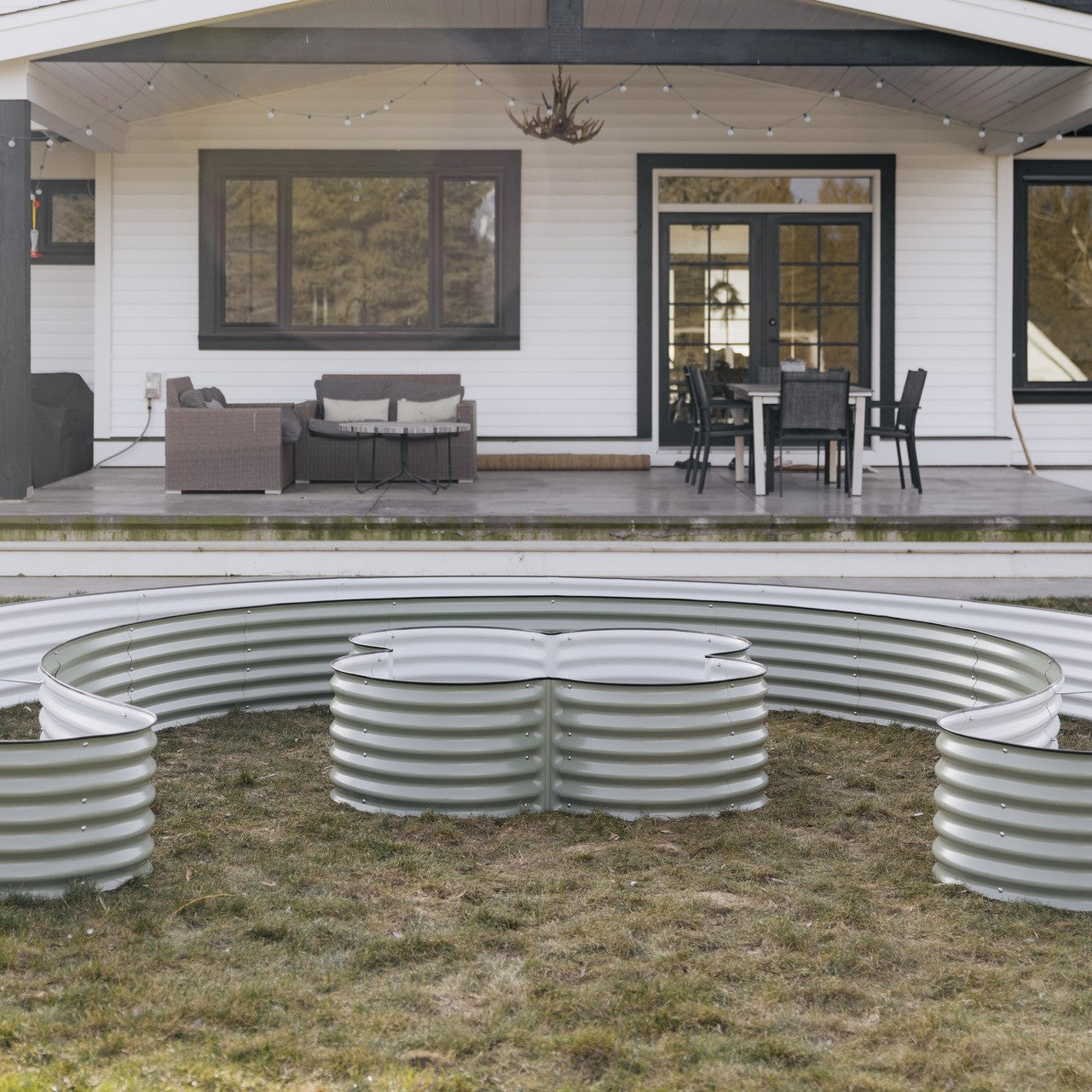 L Shaped Raised Metal Garden Bed - 17” – Sproutbox Garden