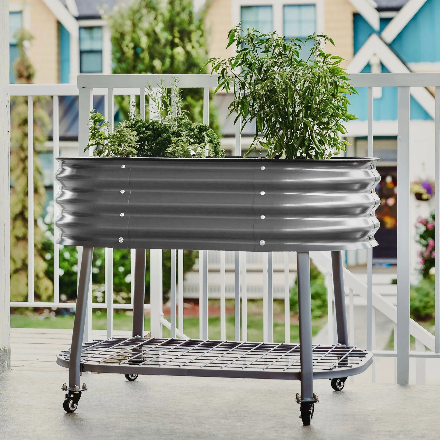 Elevated Rolling Patio Garden