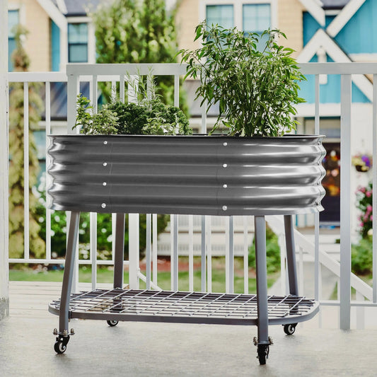 Elevated Rolling Patio Garden