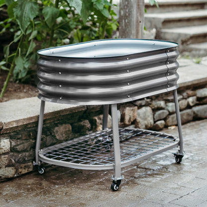 Elevated Rolling Patio Garden