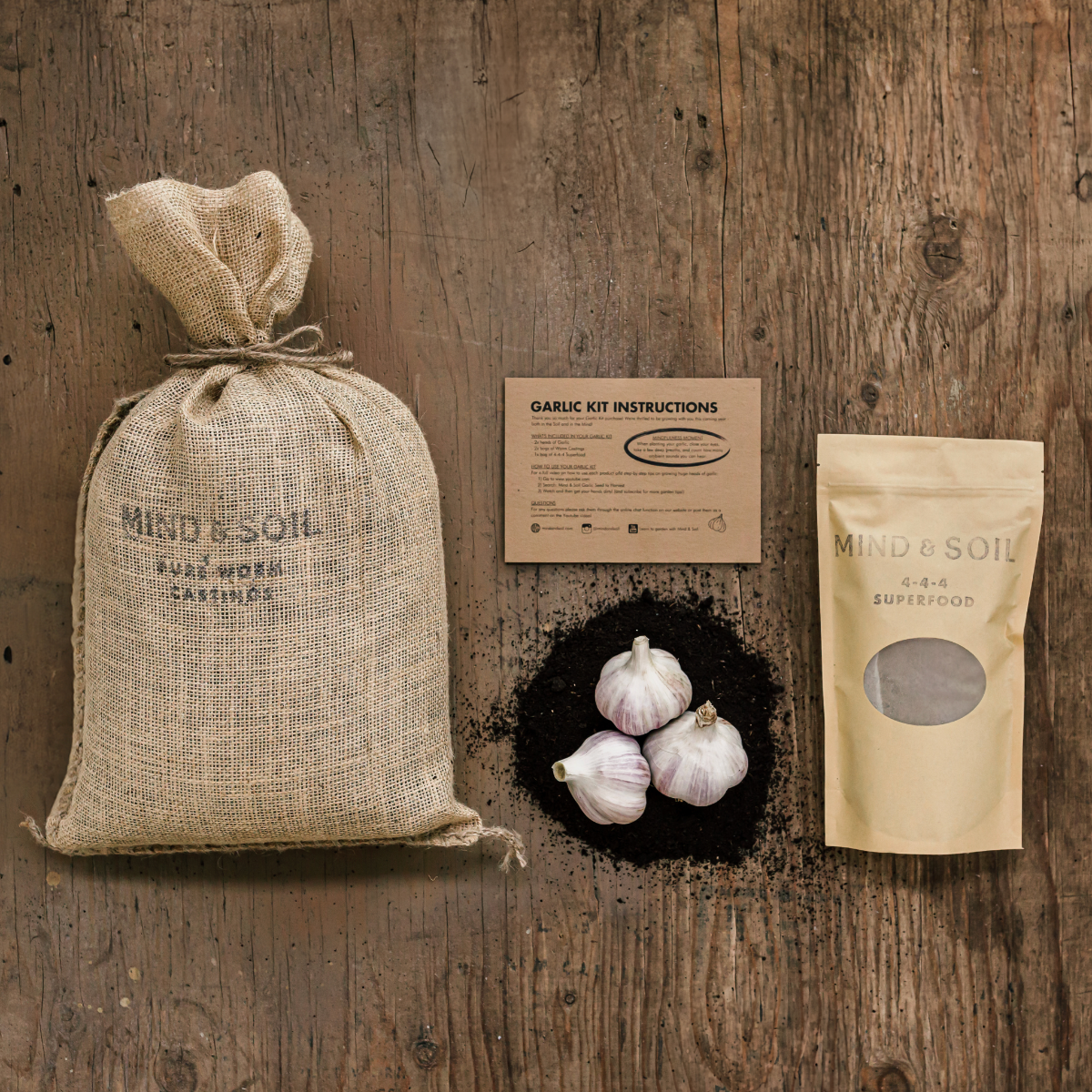 Mind and Soil Garlic Kit