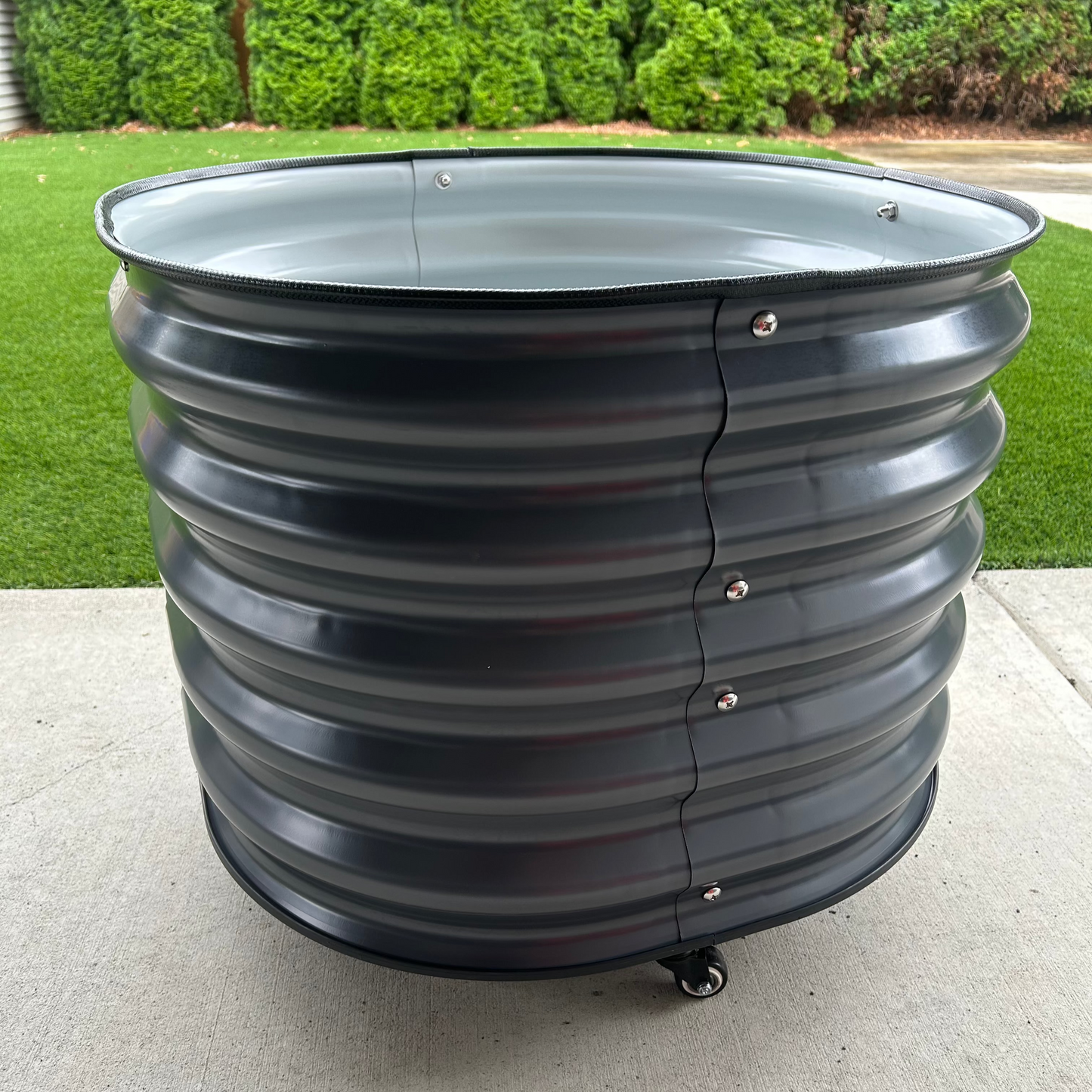 17" Tall Rolling Planter