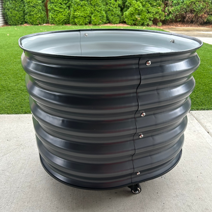 17" Tall Rolling Planter