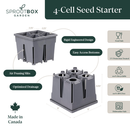 4-Cell Seed Starter Set