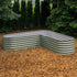 17” Tall L-Shape Metal Raised Garden Bed Kit
