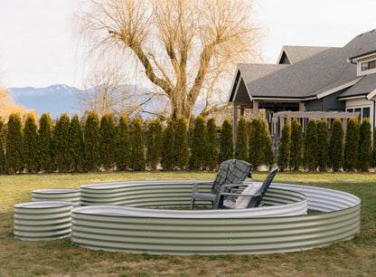 17" nest garden bed in a backyard in Canada
