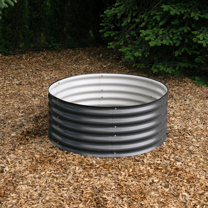 Tall Round raised garden bed 