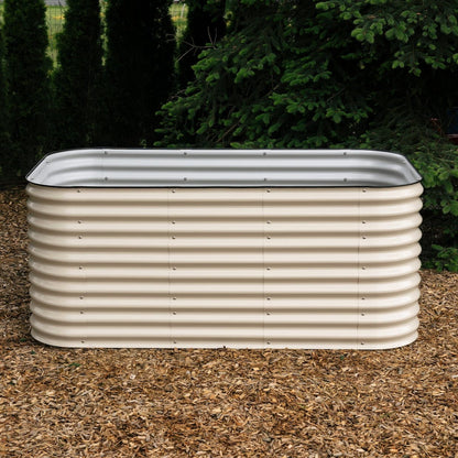 tall metal raised garden bed, 32" tall modular garden bed