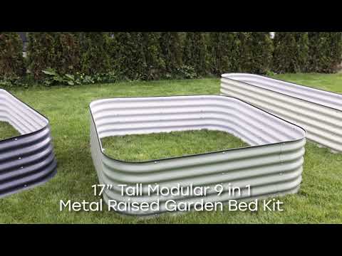 Modular raised garden bed 17" tall modular garden beds in Canada